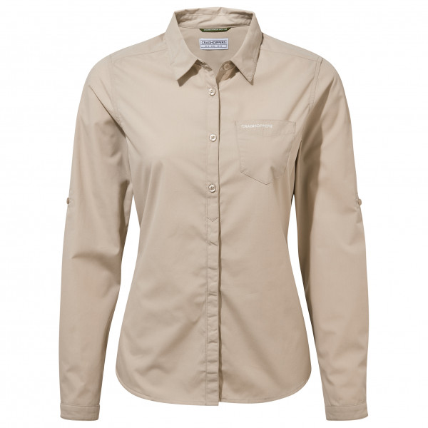 Craghoppers - Women's Kiwi II L/S Shirt - Bluse Gr 34;36;38;40;42;44;46;48 beige;beige/grau von Craghoppers