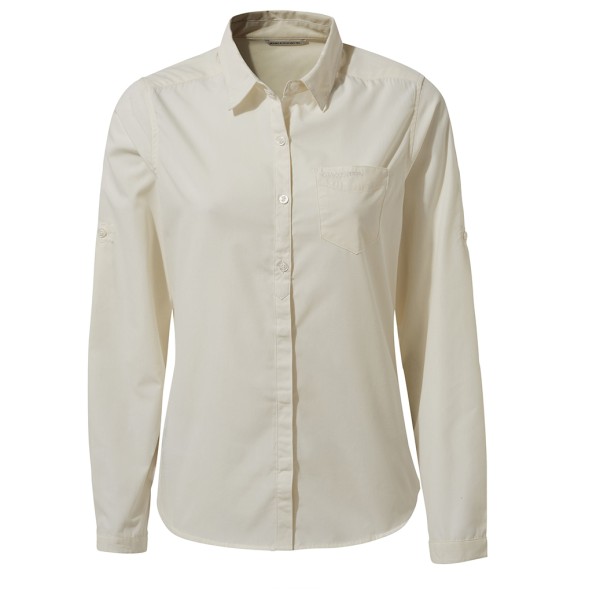 Craghoppers - Women's Kiwi II L/S Shirt - Bluse Gr 34 beige/grau von Craghoppers
