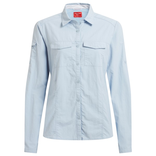 Craghoppers - Women's Nosilife Adventure Langarm Bluse III - Bluse Gr 44 grau von Craghoppers