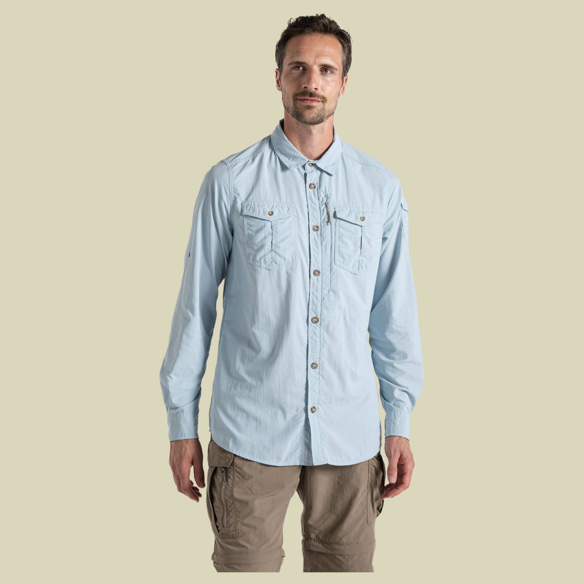 NosiLife Adventure Long Sleeved Shirt III Men XL blau - niagra blue von Craghoppers