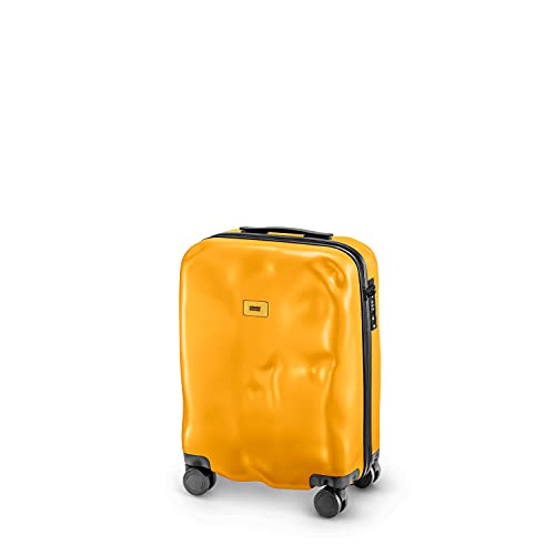 Crash Baggage - ICON Cabin, Hartpolycarbonat Koffer, Handgepäck, Trolley Abmessungen 55 x 40 x 22 cm, Fassungsvermögen 35 Liter, Farbe Gelb von Crash Baggage