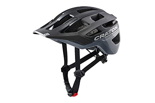 Cratoni Helmets AllRace Fahrradhelm, Schwarz-Grau, M-L 56-61 von Cratoni