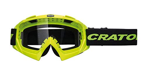Cratoni Helmets C-Rage Mountainbike Brille Sportbrille Fahrradbrille (Neongelb), Einheitsgröße von Cratoni
