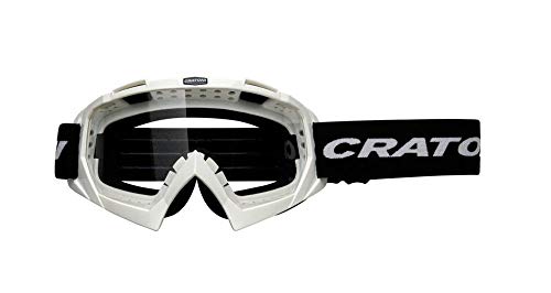 Cratoni Helmets C-Rage Mountainbike Brille Sportbrille Fahrradbrille (Weiss), Einheitsgröße von Cratoni
