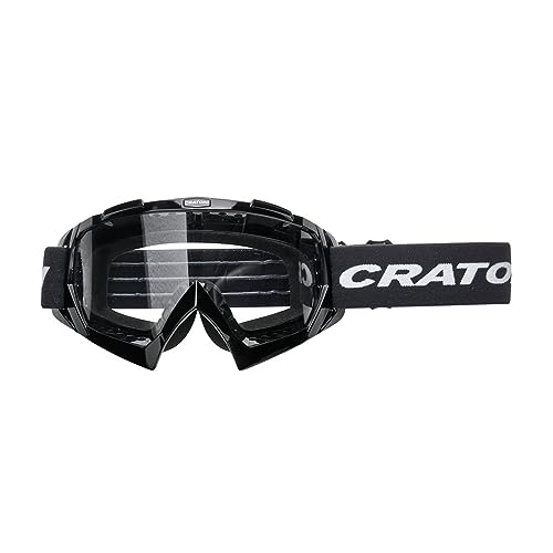 Cratoni Helmets C-Rage Mountainbike Brille Sportbrille Fahrradbrille (schwarz), Einheitsgröße von Cratoni