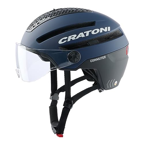 Cratoni Unisex – Erwachsene Commuter Helme, Blau Matt, M von Cratoni