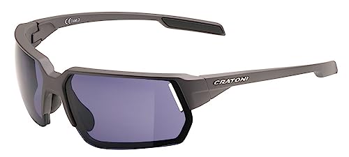 Cratoni C-Lite Color + Lifestyle Fahrradbrille Sonnenbrille Sportbrille (coffee-graublau) von Cratoni