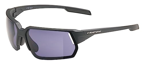 Cratoni C-Lite Color + Lifestyle Fahrradbrille Sonnenbrille Sportbrille (schwarz-graublau) von Cratoni