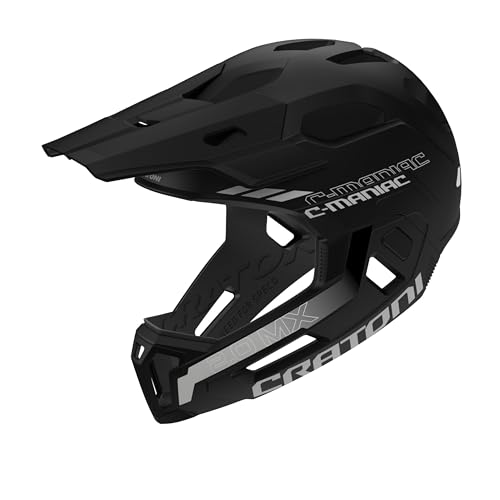 Cratoni C-Maniac 2.0 Black-matt M/L Fahrradhelm Downhill Freeride von Cratoni