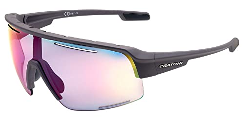 Cratoni C-Matic NXT Photochromic Fahrradbrille Sportbrille Sonnenbrille (coffee-klar-plasma) von Cratoni