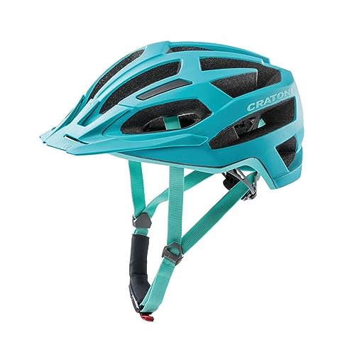 Cratoni Unisex – Erwachsene C-Flash (MTB) Fahrradhelm, Türkis, Einheitsgröße von Cratoni