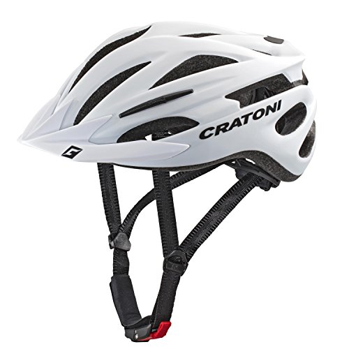 Cratoni Fahrradhelm Pacer MTB Gr. L/XL 58-62cm matt weiß von Cratoni
