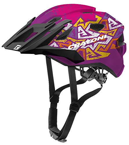 Cratoni Helmets GmbH Unisex – Erwachsene AllRide Fahrradhelm, wild/pink matt, M von Cratoni