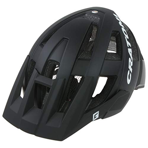 Cratoni Kinder AllSet Fahrradhelm, Black Matt, M-L von Cratoni