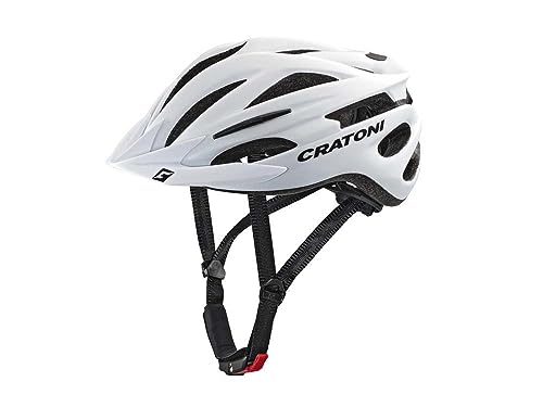 Cratoni Pacer+ Fahrradhelm, White Matt, L-XL von Cratoni