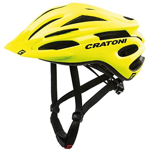 Cratoni Casque Pacer Vtt Jaune Néon Mat Taille S/M 54-59 Helm, gelb, (54-58 cm) von Cratoni