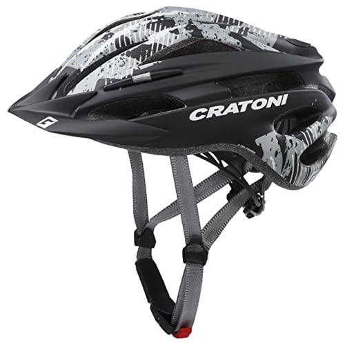 Cratoni Unisex – Erwachsene Pacer Fahrradhelm, Schwarz/Anthrazit Matt, XS-S von Cratoni