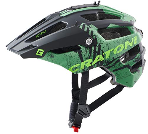 Cratoni Unisex – Erwachsene AllTrack Fahrradhelm, grün, M/L (58-61 cm) von Cratoni