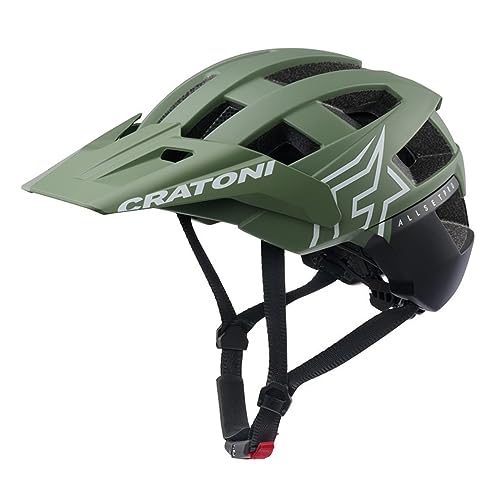 Cratoni Unisex – Erwachsene Allset Pro Helme, Khaki/Schwarz Matt, S von Cratoni