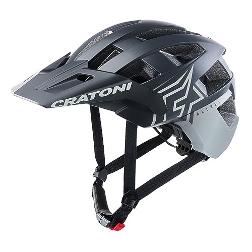 Cratoni Unisex – Erwachsene Allset Pro Helme, Schwarz/Grau Matt, L von Cratoni