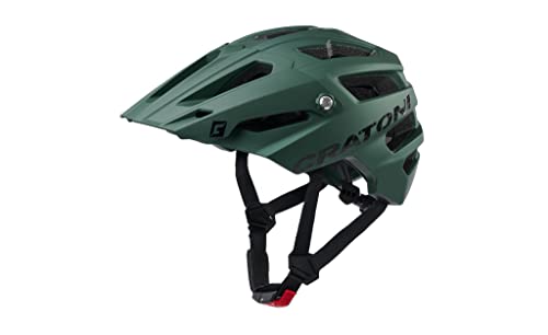 Cratoni Unisex – Erwachsene Alltrack Helme, Grün Metallic Matt, L von Cratoni