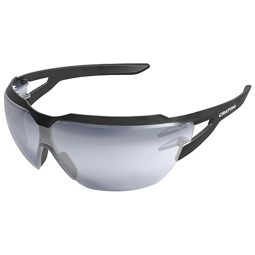 Cratoni Unisex – Erwachsene C-Active Radsportbrille, Silber, Einheitsgröße von Cratoni