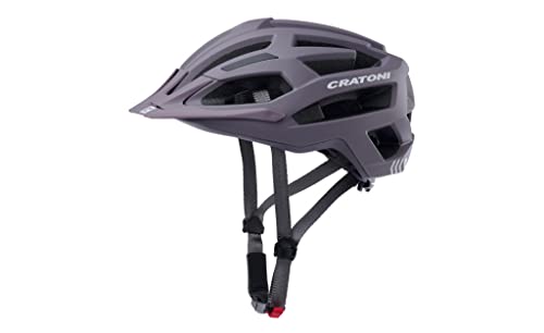 Cratoni Unisex – Erwachsene C-Flash Helme, Purple/Matt, L von Cratoni