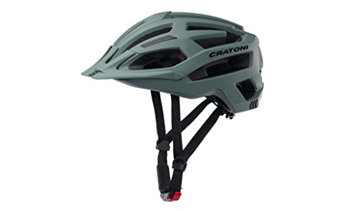 Cratoni Unisex – Erwachsene C-Flash Helme, Sage/Matt, L von Cratoni