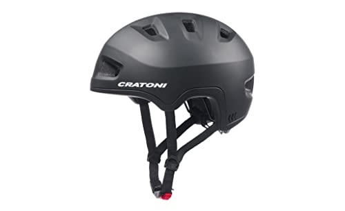 Cratoni Unisex – Erwachsene C-Root Helme, Schwarz Matt, L von Cratoni