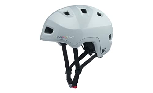 Cratoni Unisex – Erwachsene C-Root Helme, Silverfrost Glänzend, M von Cratoni