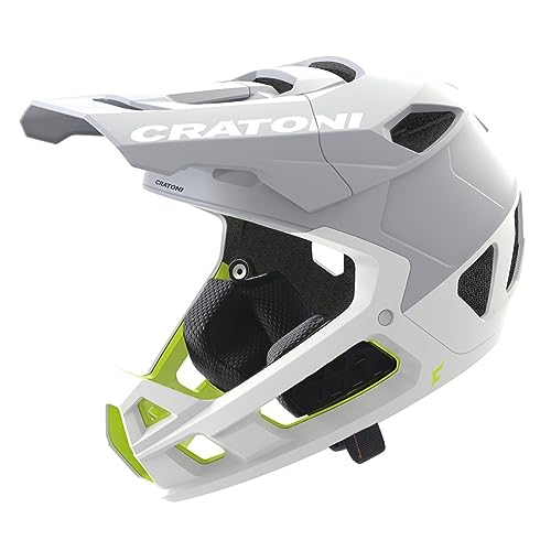 Cratoni Unisex – Erwachsene Interceptor Helmet, Weiß Matt, L von Cratoni