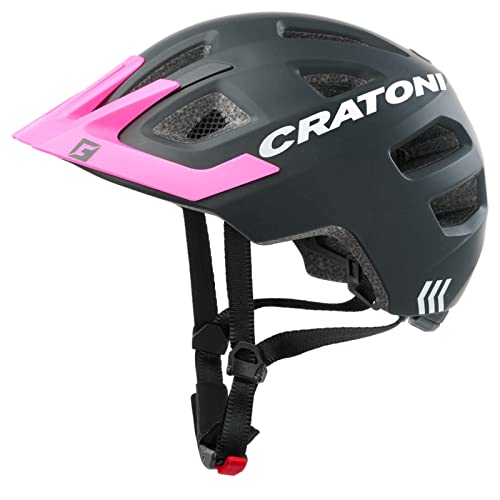 Cratoni Unisex – Erwachsene Maxster Pro Fahrradhelm, Schwarz/Pink, S von Cratoni