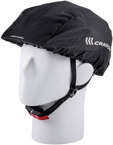 Cratoni Unisex – Erwachsene Raincover Fahrradhelm, Schwarz, Einheitsgröße von Cratoni