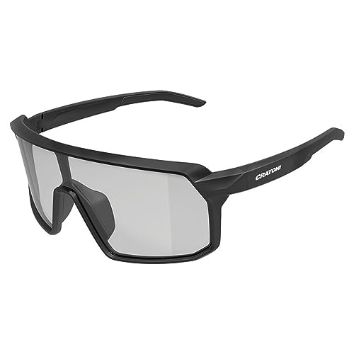 Cratoni Unisex – Erwachsene Skyvision Radsportbrille, Schwarz, Einheitsgröße von Cratoni