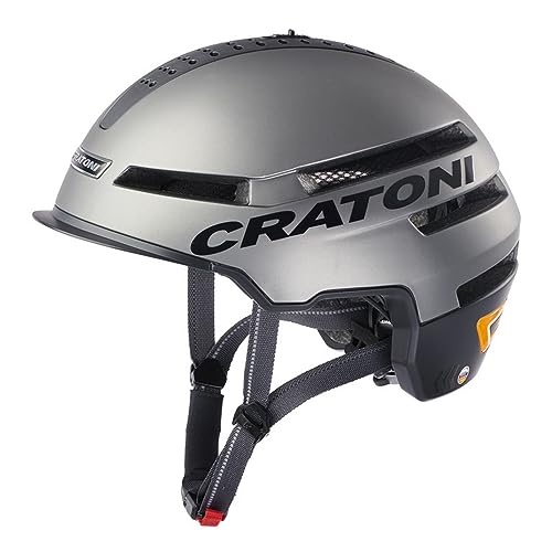 Cratoni Unisex – Erwachsene Smartride Helme, Anthrazit Matt, M von Cratoni