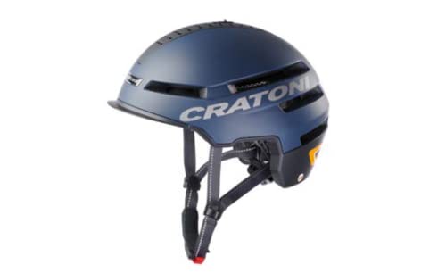 Cratoni Unisex – Erwachsene Smartride Helme, Blau Matt, M von Cratoni