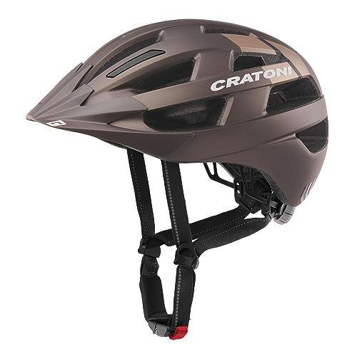 Cratoni Unisex – Erwachsene Velo-X Helme, Braun Metallic Matt, L von Cratoni