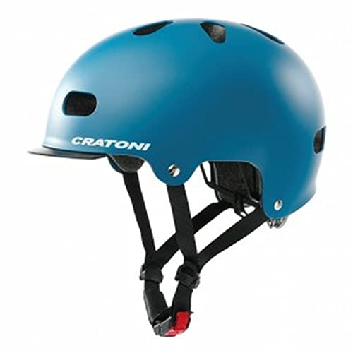 Cratoni Unisex Jugend C-Mate Helmet, Blau Matt, S von Cratoni