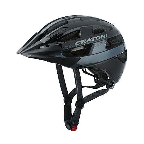 Cratoni Velo-x Helm, Black Glossy, 56-60 cm von Cratoni