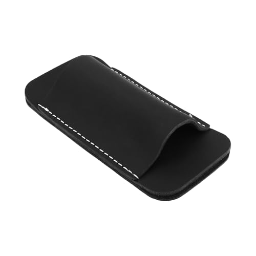 Create idea 1 x EDC Gürtel-Organizer, Messer-Etui, Klappmesser, horizontaler Lederhalter für Gürtel 5,1 cm und darunter, Schwarz (11,6 x 4,5 cm) von Create idea