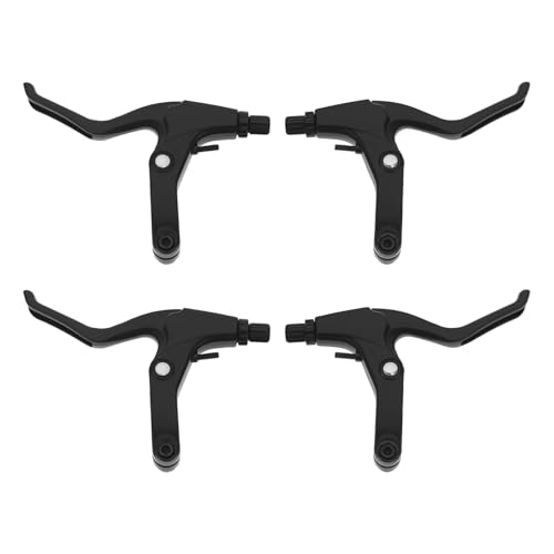 Create idea 2 Paar Fahrradbremshebel V-Bremshebel Fahrradbremsgriff Bremshebel aus Aluminiumlegierung für die Meisten Fahrräder Rennräder MTB BMX Schwarz von Create idea