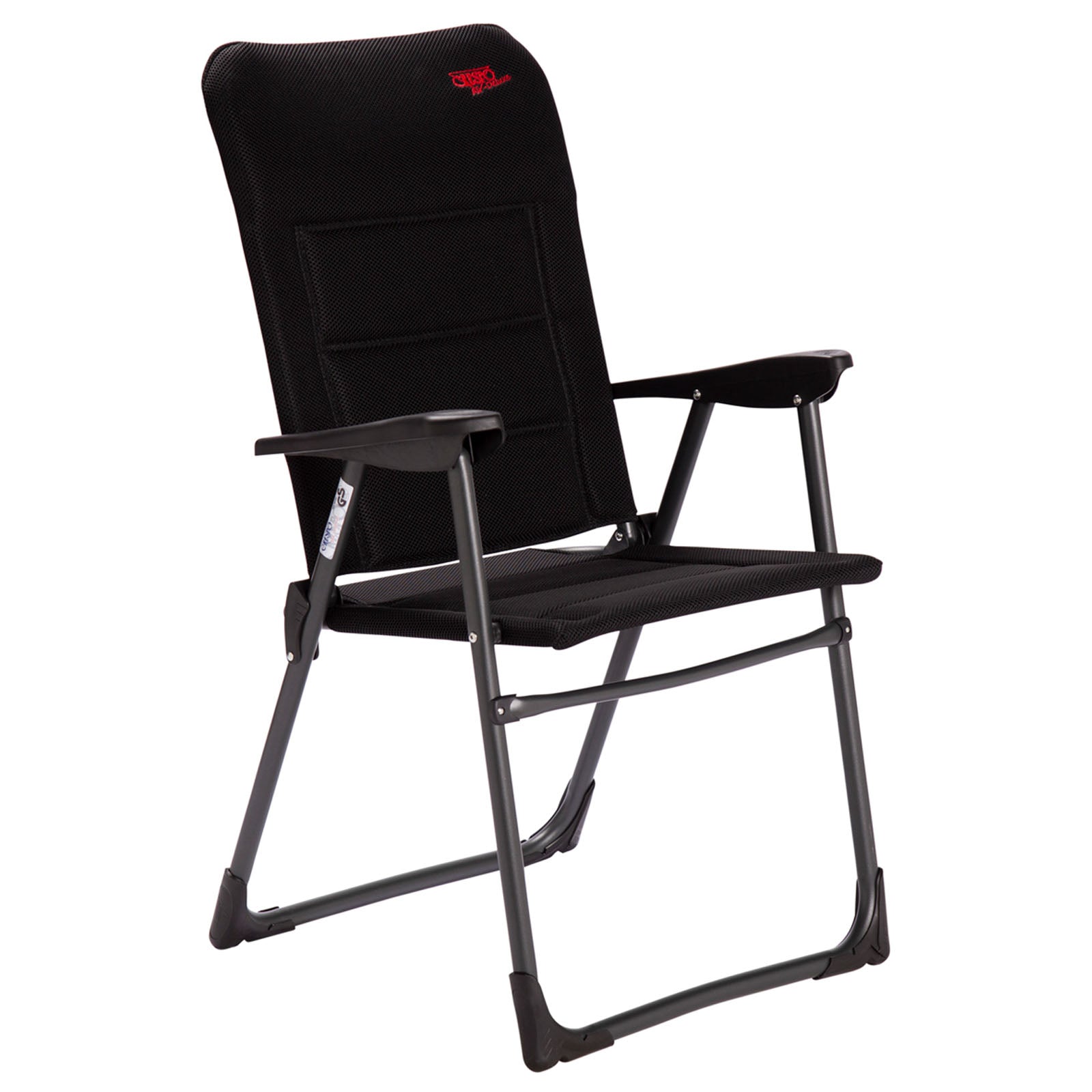 CRESPO Campingstuhl AP 218 Air Deluxe Garten Liege Stuhl Klappstuhl Alu Klappbar-schwarz von Crespo