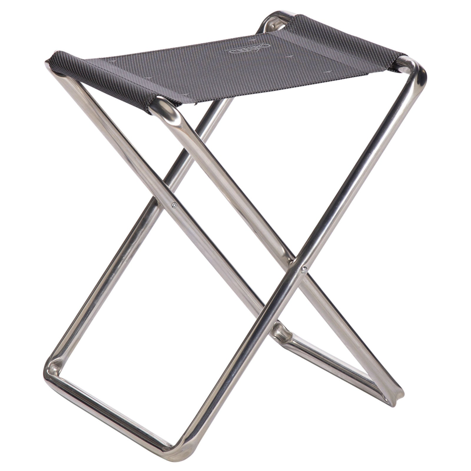 CRESPO Mini Campinghocker AL 301 Klapphocker Angel Hocker Sitz Alu Leicht 90 kg-Dunkelgrau von Crespo