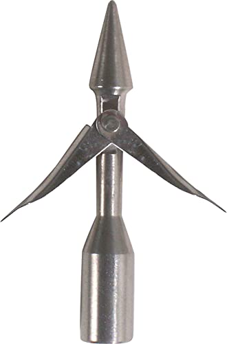 Cressi 1946 Erwachsene Mini Spear Head INOX Harpune Rostfreiem Stahl Mit 2 Widerhaken, Silber, Uni von Cressi