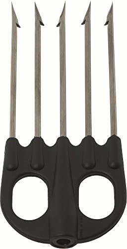 Cressi 1946 Erwachsene Mutliprong Nylon 5 Points INOX Multiprong 5 Prong, Schwarz, Uni von Cressi