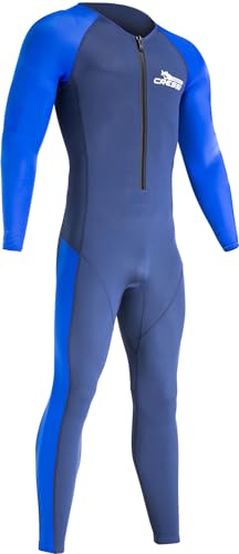 CRESSI Men's Wahoo Man Monopiece Wetsuit Light Blue 2mm L/4 Einteiliger Neoprenanzug 1,5/2 mm Premium Neopren und Elastan, Blau/Hellblau von Cressi