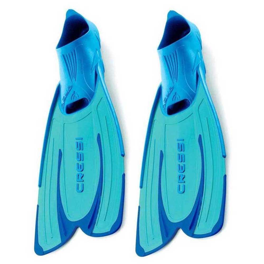 Cressi Agua Snorkeling Fins Blau EU 35-36 von Cressi
