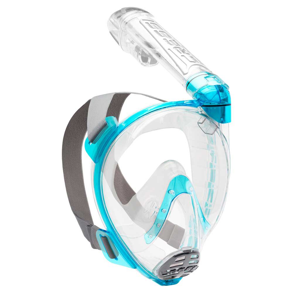 Cressi Baron Snorkeling Mask Durchsichtig,Blau S-M von Cressi