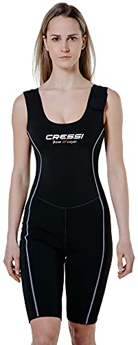 Cressi Base Layer Shorts Vest Lady 2.5mm - Unteranzug für Frau, Schwarz von Cressi