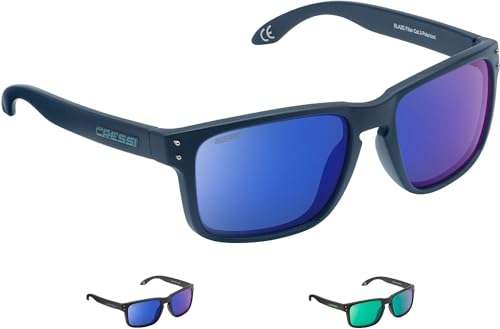 Cressi Blaze Sunglasses - Unisex Erwachsene Sport Sonnenbrille Polarised Hydrophobic Lenses - Einheitsgröße von Cressi